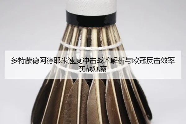 多特蒙德阿德耶米速度冲击战术解析与欧冠反击效率实战观察